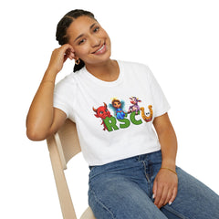 Russell Sage College Mascots Unisex T-Shirt - Personalize your shirt with your grad year by entering it in the notes field before you hit the checkout button