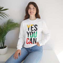 YES YOU CAN - Unisex Heavy Blend™ Crewneck Sweatshirt