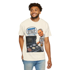 Grill Master Grandpa Funny BBQ T-Shirt — "Whoops! Pretending to Grill for a Photo" Graphic Tee
