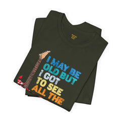 Vintage Rock Band Graphic Tee - 'I May Be Old, But I Got to See All the Cool Bands'