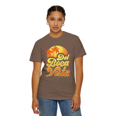 Del Boca Vista Graphic - Unisex Garment-Dyed T-shirt