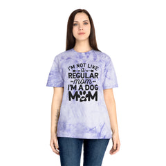 I'm not like a regular Mom I'm a Dog Mom / Unisex Color Blast T-Shirt