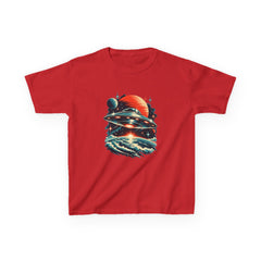 Kids UFO Spaceship Outer Space T-Shirt