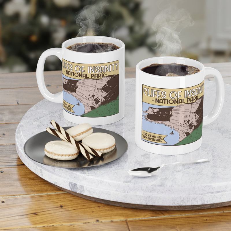 Cliffs of Insanity National Park Graphic Mug