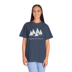 Hempstead Bay Sailing Club T-Shirt — Vintage Sailboat Race Day Tee