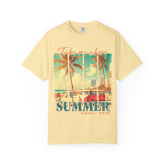 Summer Vibes Graphic T-Shirt - "Take Me Where Summer Never Ends"
