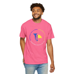 Blue French Horn & Yellow Umbrella T-Shirt — HIMYM Fan Tee