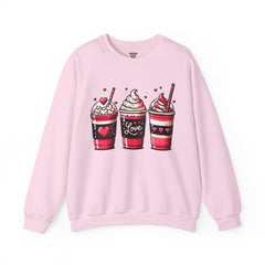 Woman's Coffee Valentine - Unisex Heavy Blend™ Crewneck Sweatshirt