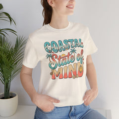 Coastal State of Mind Tee — Retro Beach Graphic T-Shirt