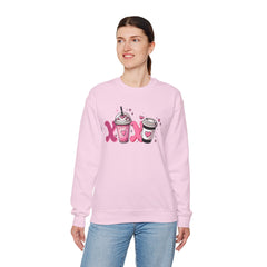 Woman's Love Coffee Valentine -  Unisex Heavy Blend™ Crewneck Sweatshirt