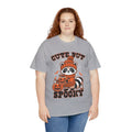 Cute But Spooky Halloween Raccoon! Graphic Unisex Heavy Cotton Tee