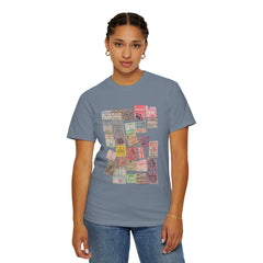 Classic Rock Concert Tickets  Garment-Dyed T-shirt
