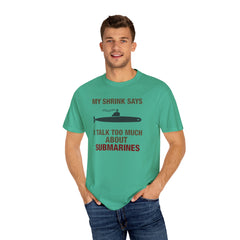Submarine Humor T-Shirt - Funny Unisex Tee for Nautical Lovers, Gift for Submarine Enthusiasts, Casual Wear, Maritime Joke Shirt