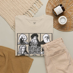 The Brainy Bunch Tee — Vintage Scientist Portraits Graphic T-Shirt