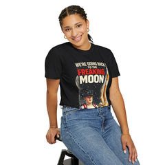 We're Going Back to the Freaking Moon T-Shirt — Artemis II Rocket NASA Moon Mission Tee