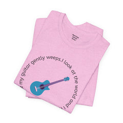 My Guitar Gently Weeps T-Shirt — Music Lover Graphic Tee