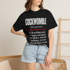 Cockwomble Definition  – Funny Sarcastic Dictionary Tee