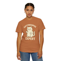 Cattywampus Expert T-Shirt | Funny Cat Tee, Gift for Cat Lovers, Cute Pet Shirt, Casual Wear, Unisex Apparel