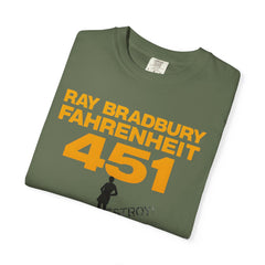 Fahrenheit 451 Graphic T-shirt, Unisex Book Lover Tee, Literary Gift, Reading Enthusiast Apparel, Ray Bradbury Merch, Cozy Casual Wear