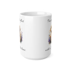 Golden retriever mug, dog lover gift, life is golden mug, ceramic dog mug, gift for her, gift for him, dog dad, dog mom, animal lover mug