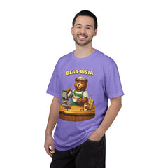 Bear‑Rista Coffee T‑Shirt — Cute Barista Bear Graphic Tee