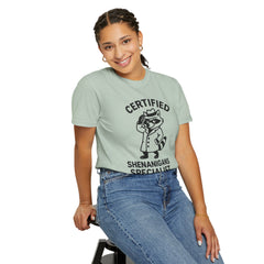 Certified Shenanigans Specialist T-shirt, Funny Tee, Unique Gift for Raccoon Lovers, Casual Wear, Birthday, Party Shirt