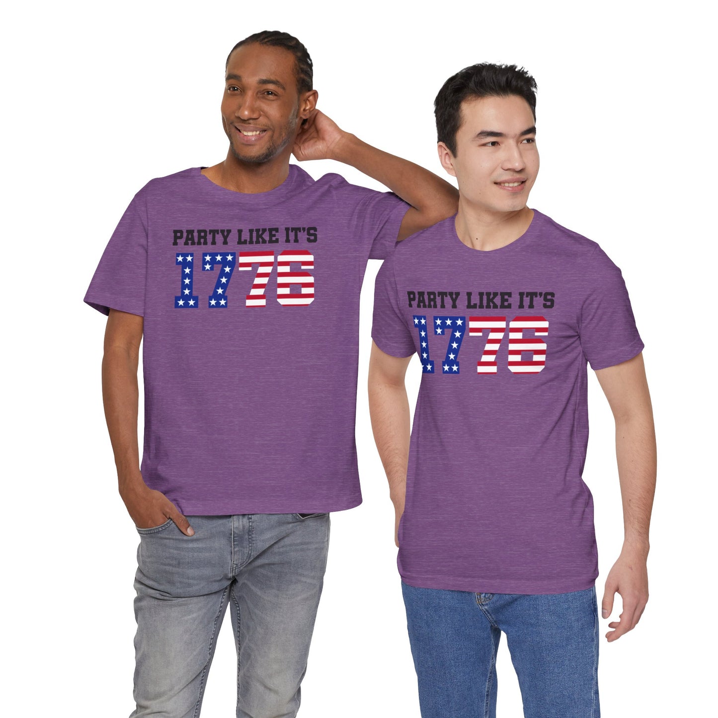 Party Like Its 1776, Graphic Unisex Jersey Short Sleeve Tee