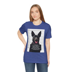 K9 Mugshot Personalized with your Dog T-Shirt