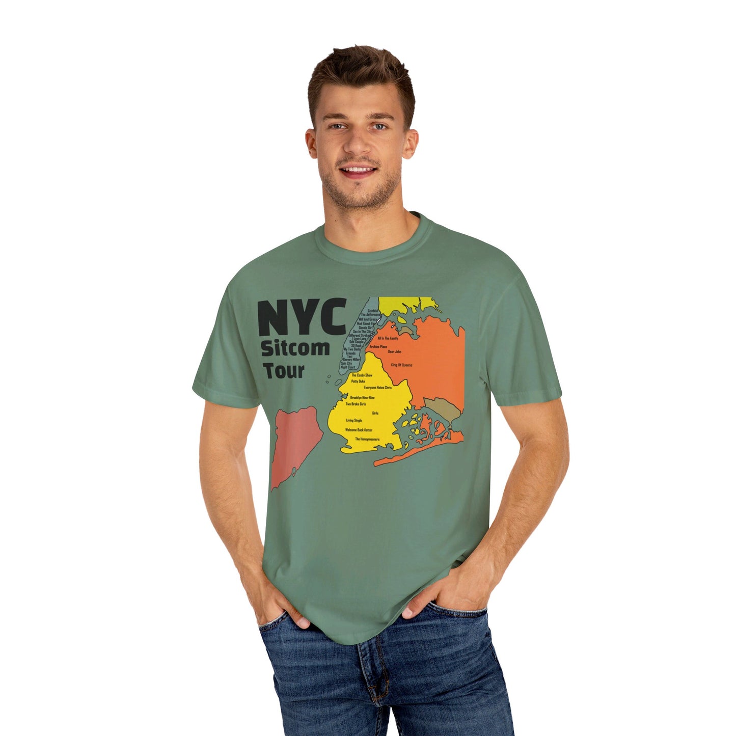 NYC Sitcoms, Comfort Colors - Unisex T-shirt