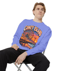 Brooklyn's Coney Island Sunset Sweatshirt - Comfort Colors Soft