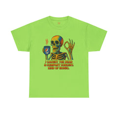 Grateful Dead Inspired Sarcastic Skeleton Tee