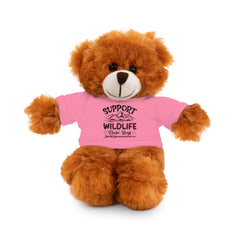 Stuffed Animals with T Shirt,Funny Quote,Support Wildlife Raise Boys,gift for him,gift for her,Birthday Gift,Everyday gift,animal lover gift