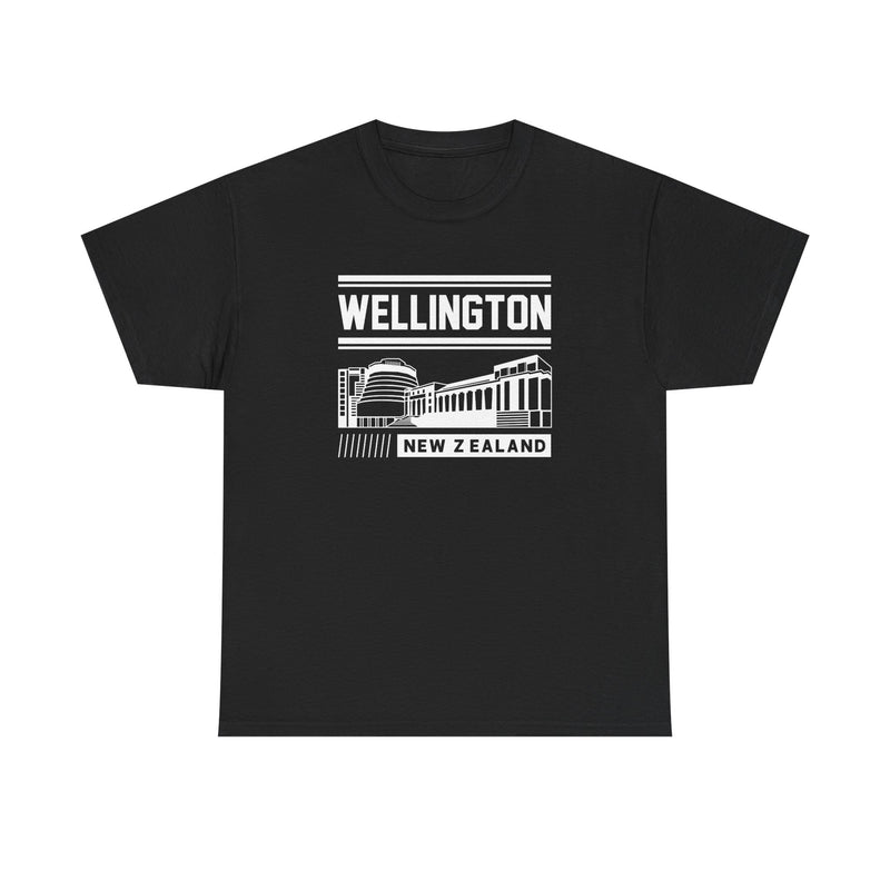 Wellington New Zealand Cities of The World Series Unisex Heavy Cotton Tee