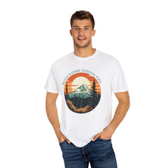 Mount Rainier National Park Graphic, Comfort Colors Soft Relaxed Fit Unisex Garment-Dyed T-shirt