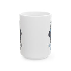 Sarcastic Bear Graphic Mug, Dont Fucing Care Bear mug, white ceramic Bear mug, 11oz, 15oz, , Black Bear mug gift, gift for her, Mamma Bear