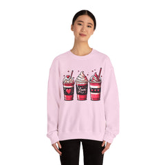 Woman's Coffee Valentine - Unisex Heavy Blend™ Crewneck Sweatshirt