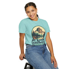 Glacier National Park Graphic, Comfort Colors Soft Relaxed Fit Unisex Garment-Dyed T-shirt