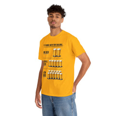 T-Shirt -  "A" School Math for Sailors Funny Beer Graphic Tee