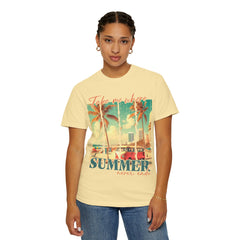 Summer Vibes Graphic T-Shirt - "Take Me Where Summer Never Ends"