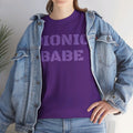 BIONIC BABE Amputee Humor   - Unisex Heavy Cotton Tee