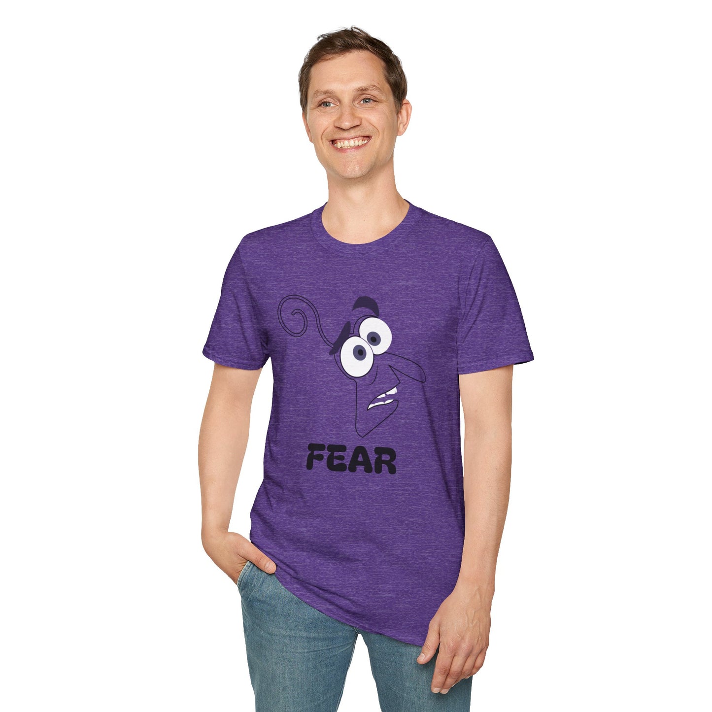 FEAR Emotion Graphic Unisex Softstyle T-Shirt