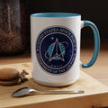 SPACE FORCE Emblem Accent Mug