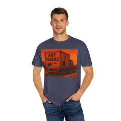 Not Fragile Unisex Garment-Dyed T-Shirt -BTO Inspired Vintage Guitar Graphic Tee
