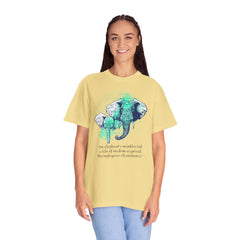 Elephants Graphic  Garment-Dyed T-shirt