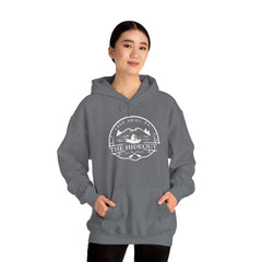 The Hideout Adventure Hoodie – Lake Ariel, PA Mountain Graphic Hooded Sweatshirt
