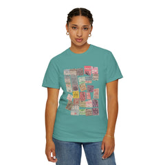 Classic Rock Concert Tickets  Garment-Dyed T-shirt