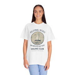 Hempstead Bay Sailing Club T‑Shirt — Flying Scot Hempstead Bay Vintage Sailboat Tee
