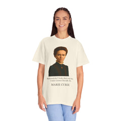 Marie Curie Portrait T‑Shirt — "I Make Science Literally Lit" Science Tee