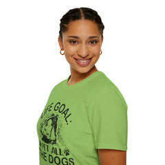 Dog Lover Life Goal Pet ALL The Dogs T-Shirt