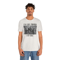 The Outsiders Shirt, Front and Back Images, Greasers Characters Shirt, Unisex Jersey Short Sleeve Tee